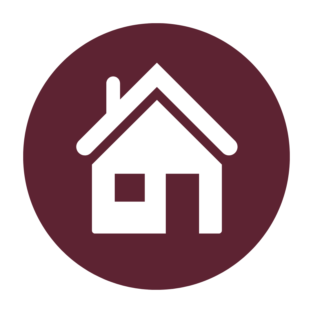 Guest accommodation icon representing lodging, rooms, and overnight stay facilities