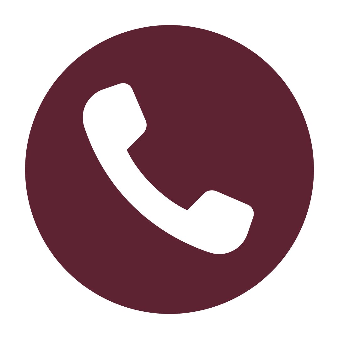 Phone icon representing contact number for Lezar Opstal wedding venue Heidelberg