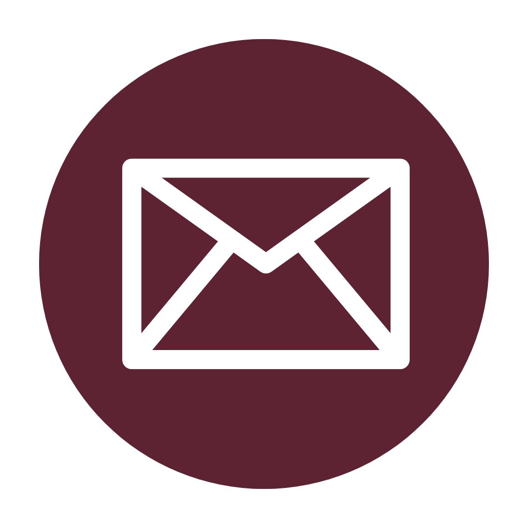 Email icon representing enquiries for Lezar Opstal wedding venue Heidelberg